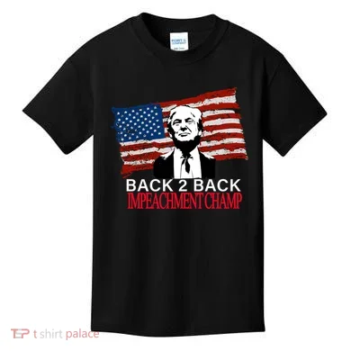 Back 2 Back Impeachment Champ Kids T-Shirt