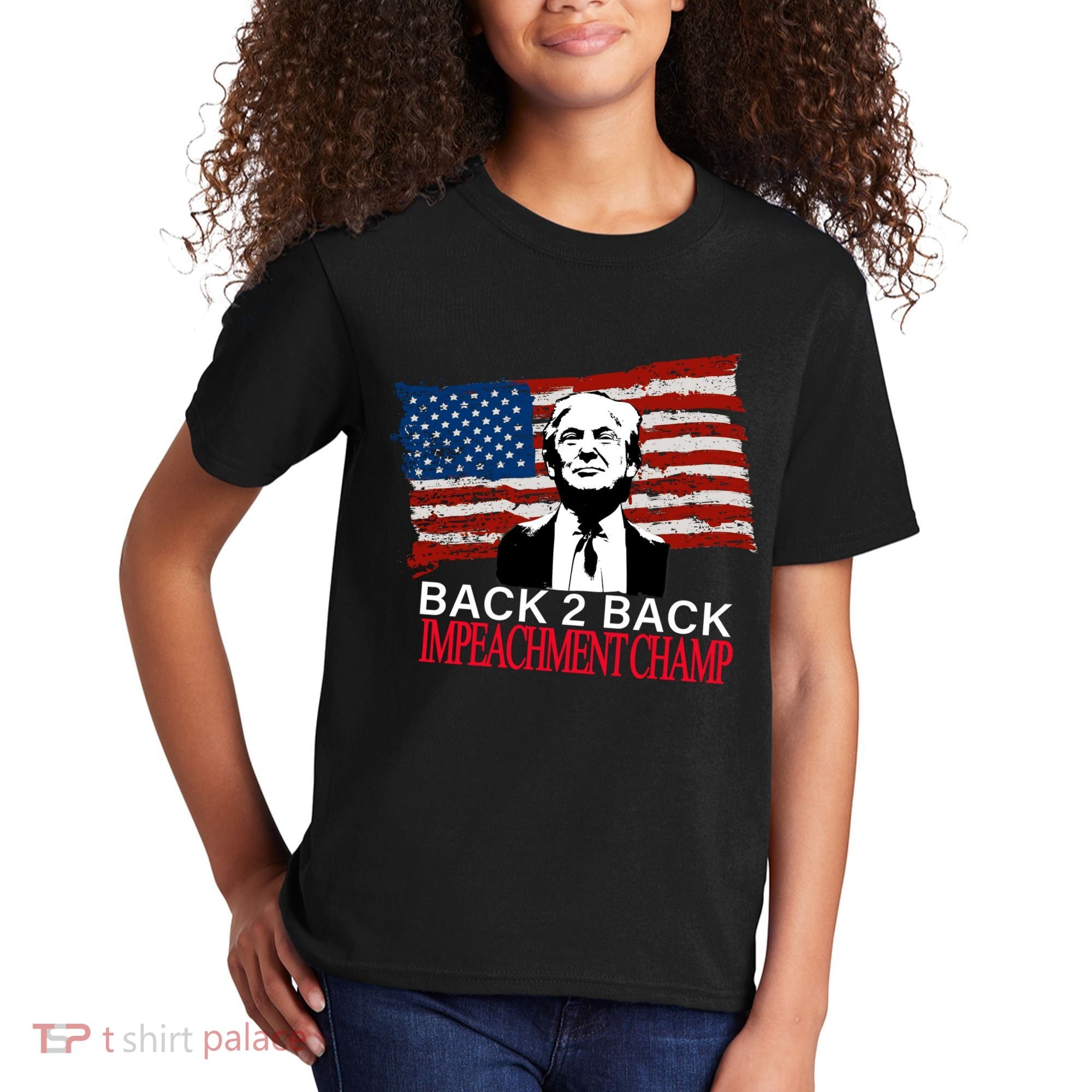 Back 2 Back Impeachment Champ Kids T-Shirt
