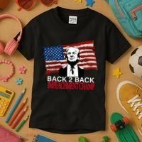 Back 2 Back Impeachment Champ Kids T-Shirt thumb 3