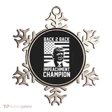 Back 2 Back Impeachment Champion Ornament