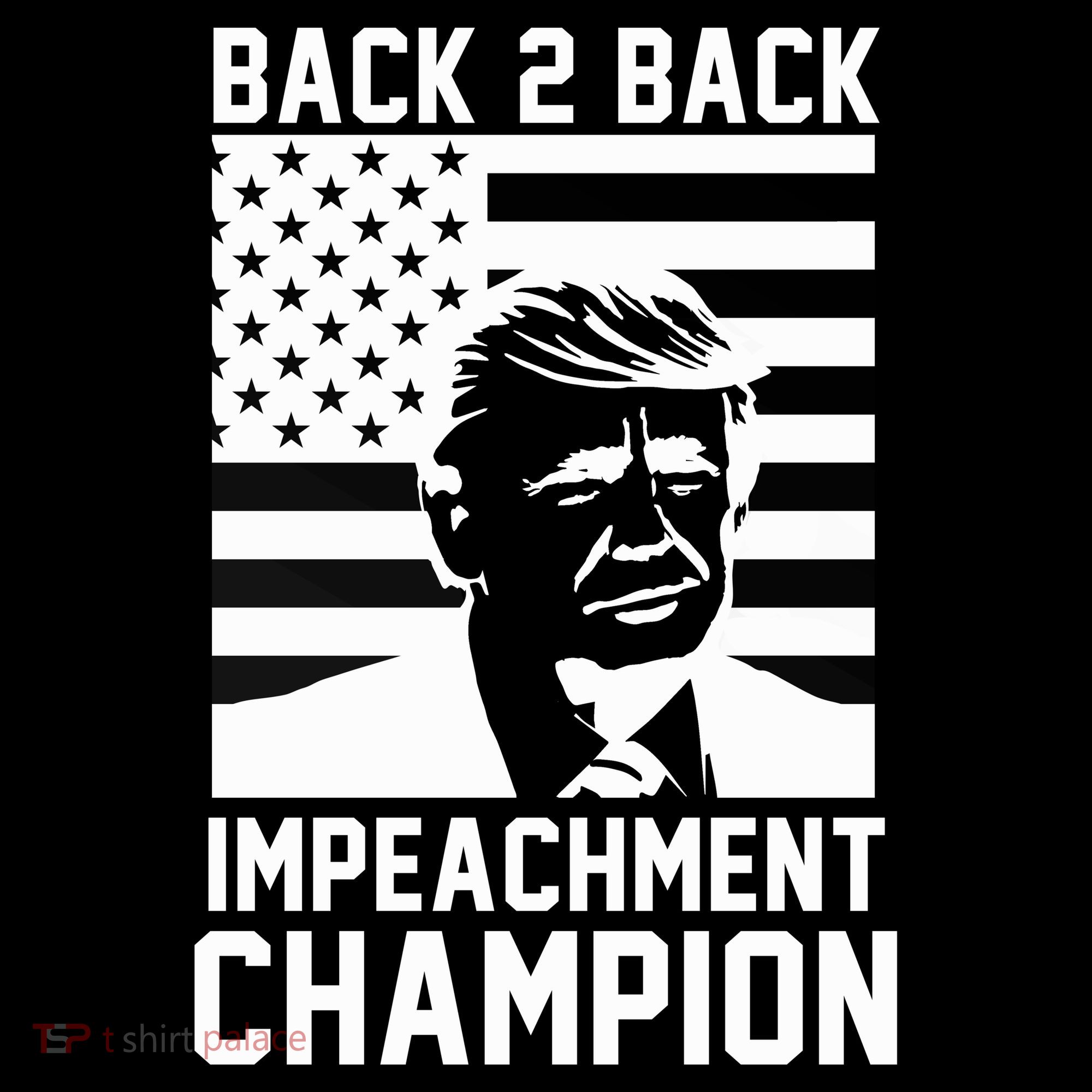 Back 2 Back Impeachment Champion Ornament