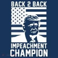 Back 2 Back Impeachment Champion Doggie Tank thumb 4