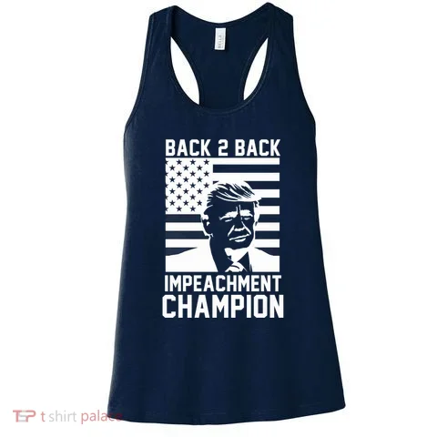 Back 2 Back Impeachment Champion Women's Tank Top in the selected color