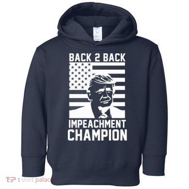 Back 2 Back Impeachment Champion Toddler Hoodie