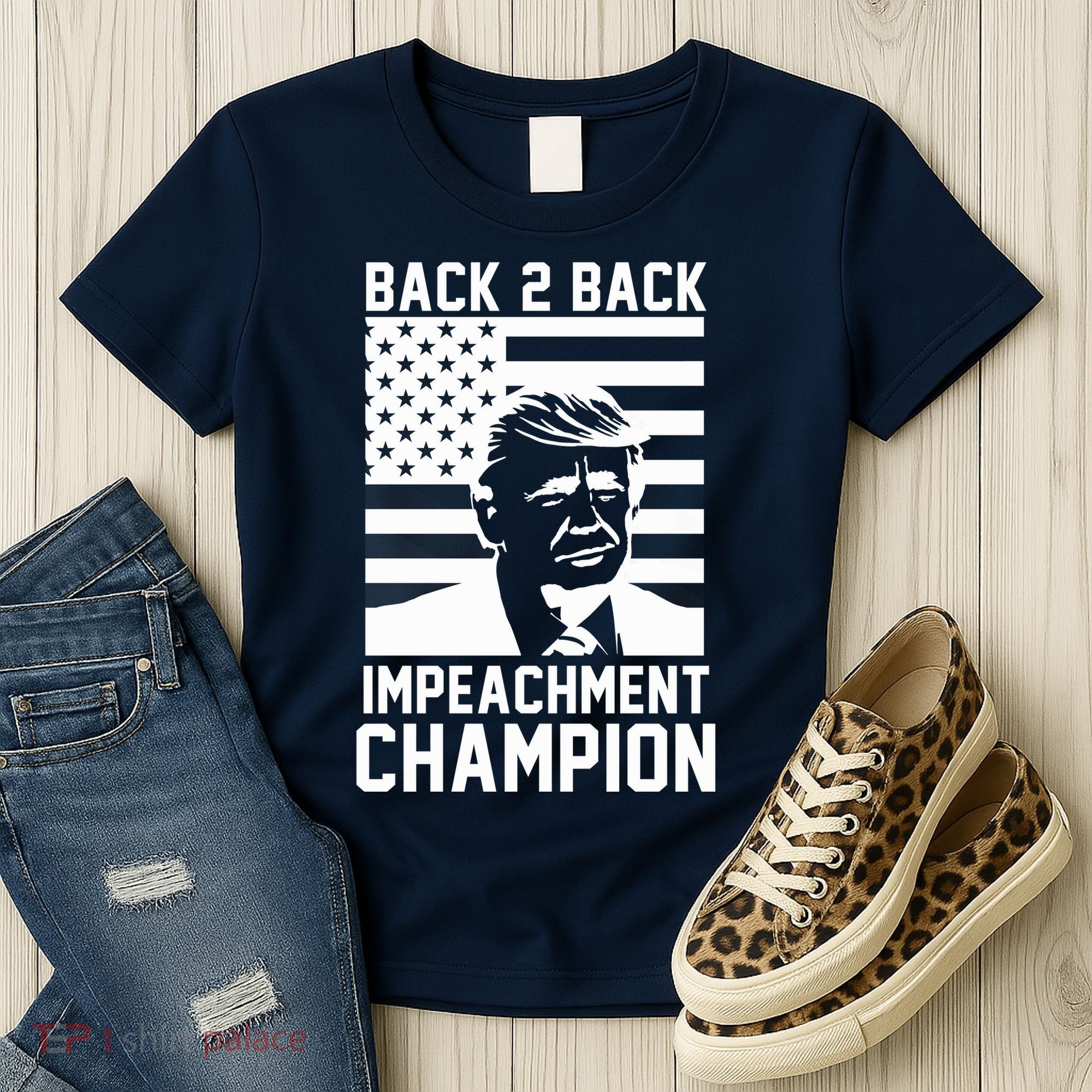 Back 2 Back Impeachment Champion Women's T-Shirt
