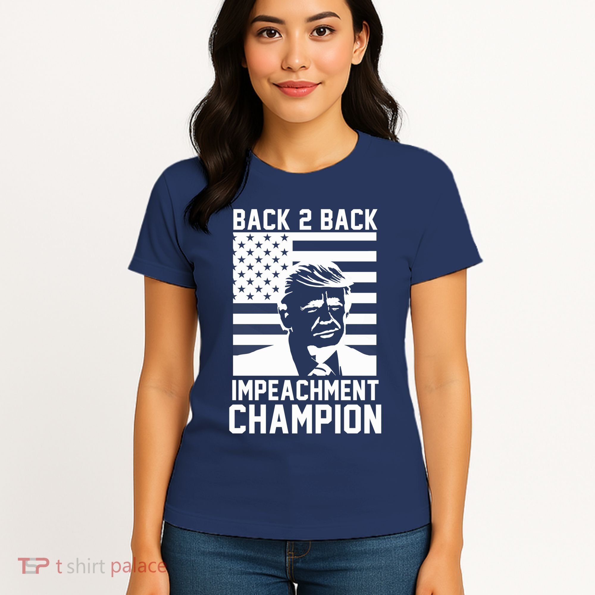 Back 2 Back Impeachment Champion Women's T-Shirt