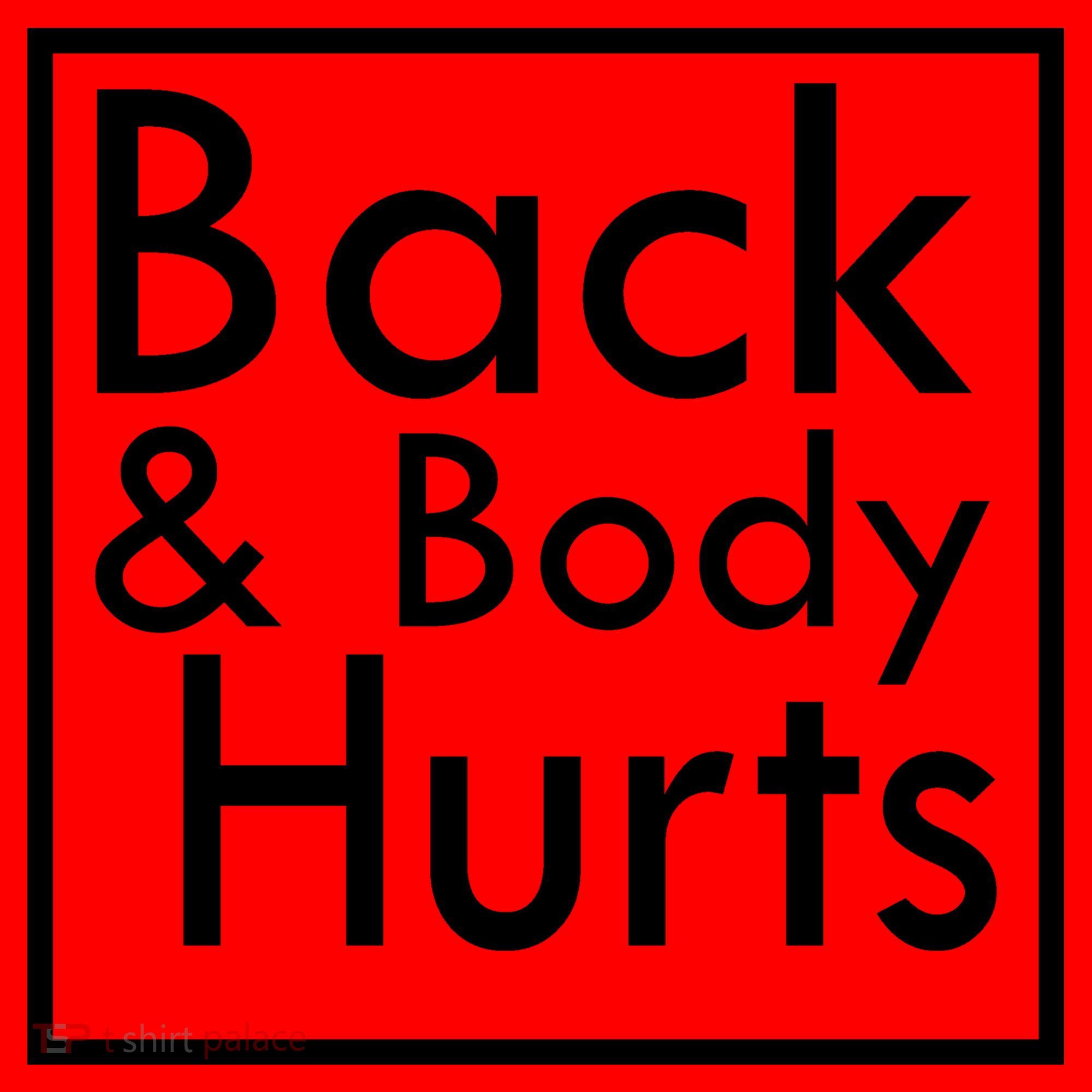 Back And Body Hurts Santa Hat