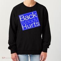 Back and Body Hurts Blue Logo Women's Sweatshirt thumb 0