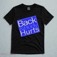 Back and Body Hurts Blue Logo T-Shirt thumb 5