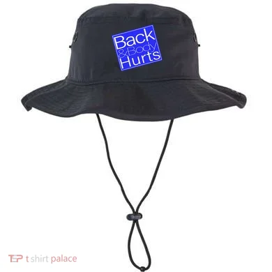 Back and Body Hurts Blue Logo Bucket Hat