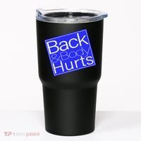 Back and Body Hurts Blue Logo Tumbler thumb 0