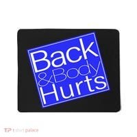 Back and Body Hurts Blue Logo Mousepad thumb 0