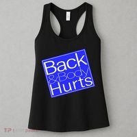 Back and Body Hurts Blue Logo Women's Tank Top thumb 3