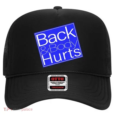 Back and Body Hurts Blue Logo Hat
