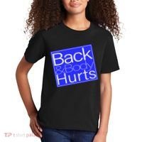Back and Body Hurts Blue Logo Kids T-Shirt thumb 2