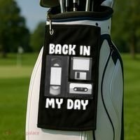 Back In My Day Golf Towel thumb 2
