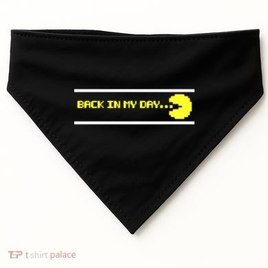 Back In My Day Retro Video Game USA-Made Doggie Bandana