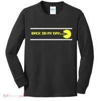 Back In My Day Retro Video Game Kids Long Sleeve Shirt thumb 0