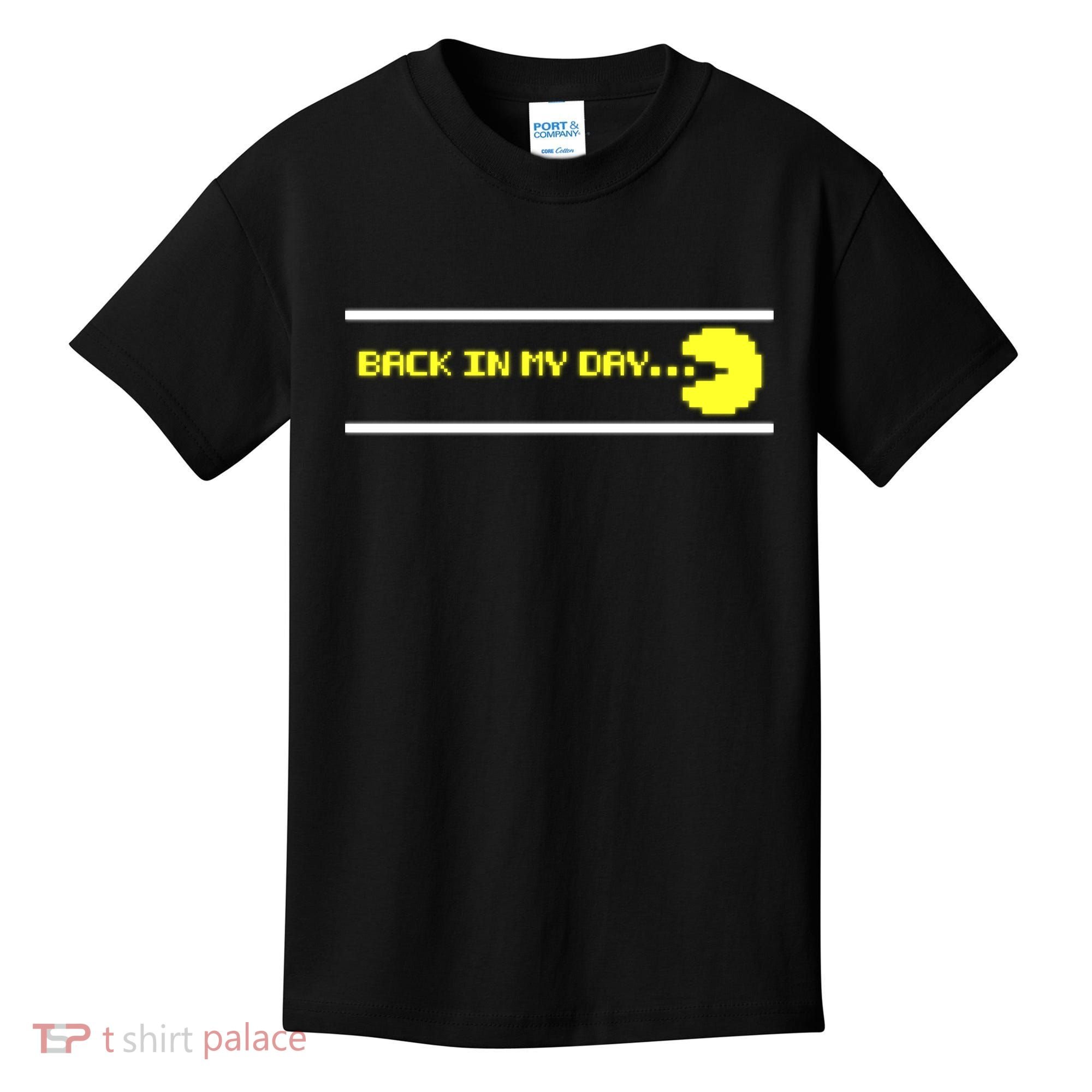 Back In My Day Retro Video Game Kids T-Shirt