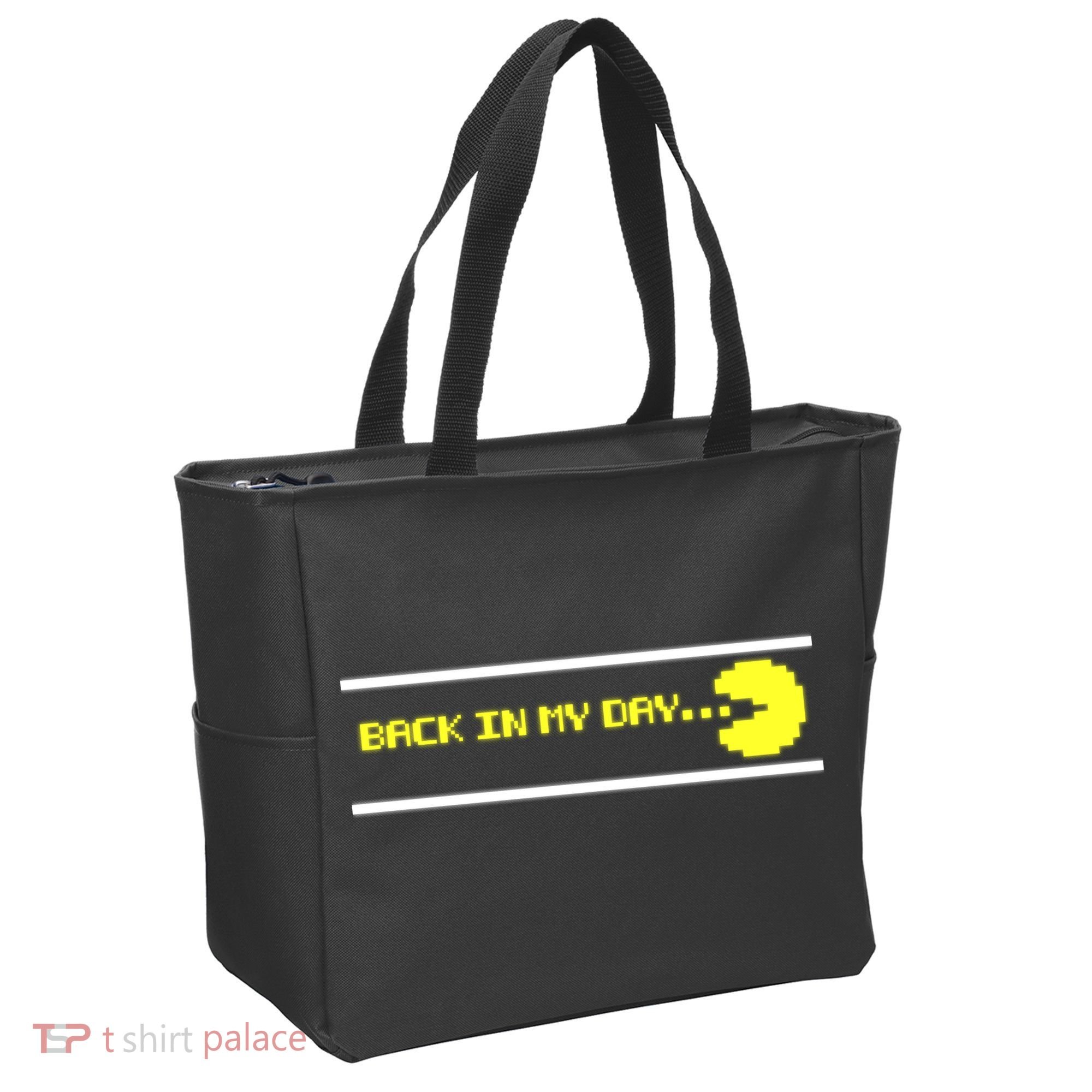 Back In My Day Retro Video Game Tote Bag