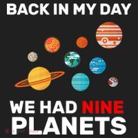 Back In My Day We Had Nine Planets Golf Towel thumb 3