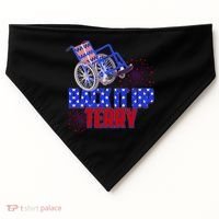 Back It Up Terry Fourth of July Fireworks USA-Made Doggie Bandana thumb 0