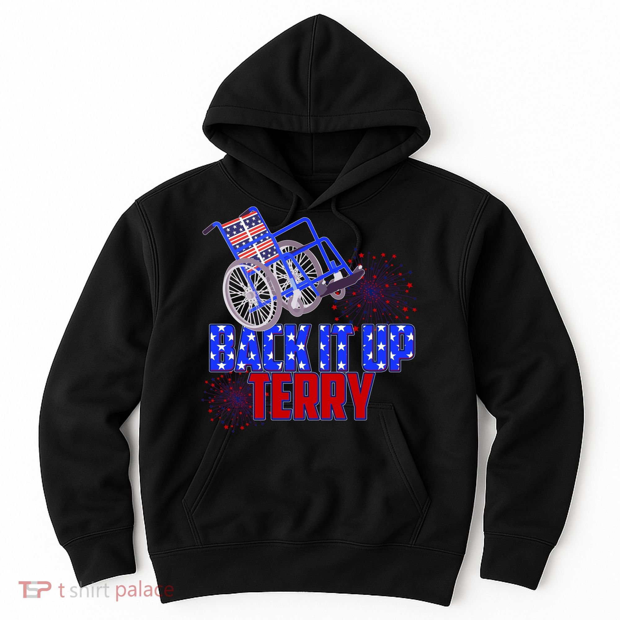 Back It Up Terry Fourth of July Fireworks Hoodie