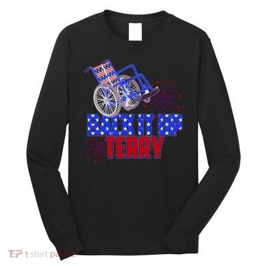 Back It Up Terry Fourth of July Fireworks Long Sleeve Shirt