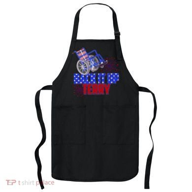 Back It Up Terry Fourth of July Fireworks Apron