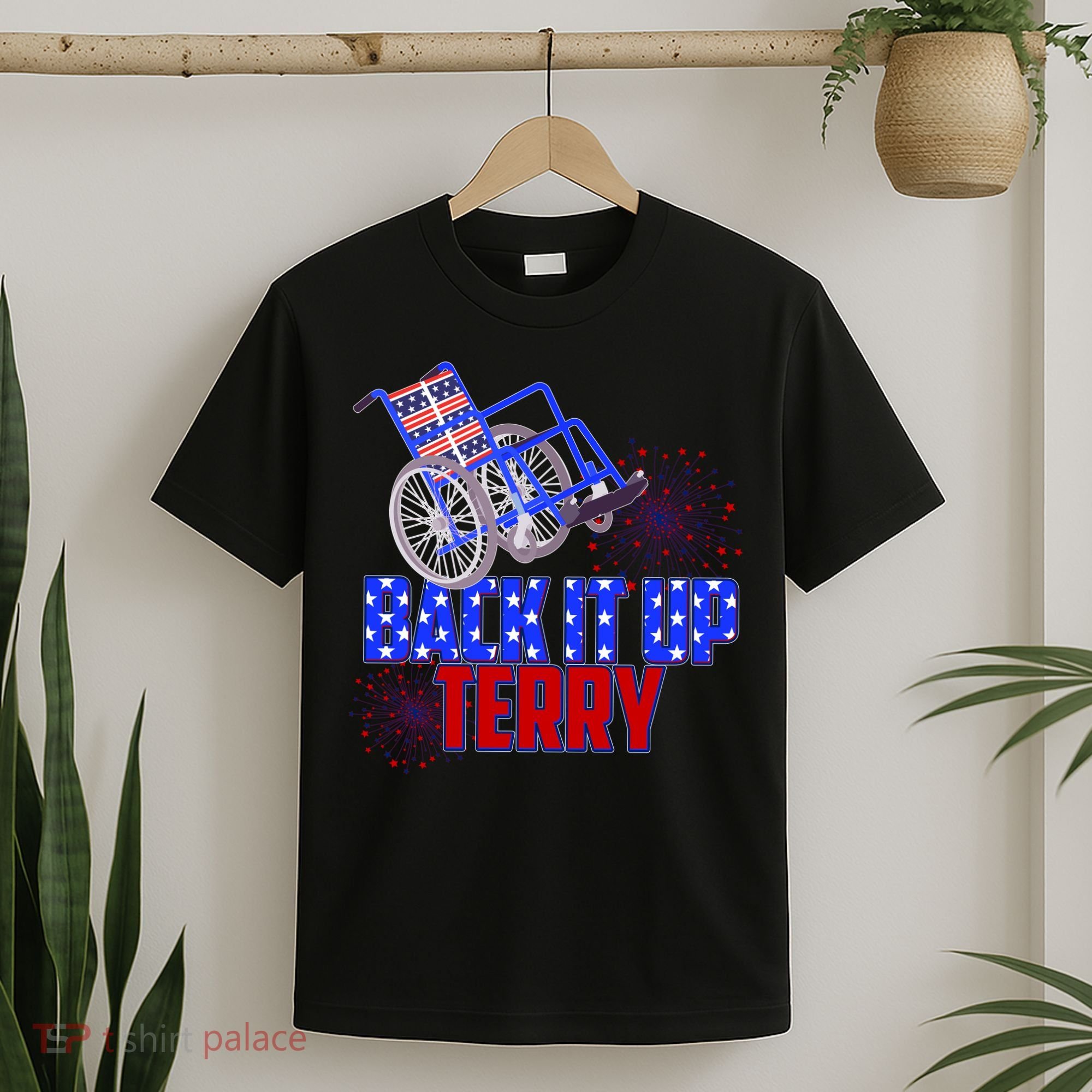 Back It Up Terry Fourth of July Fireworks T-Shirt