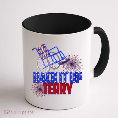 Back It Up Terry Fourth of July Fireworks Coffee Mug back
