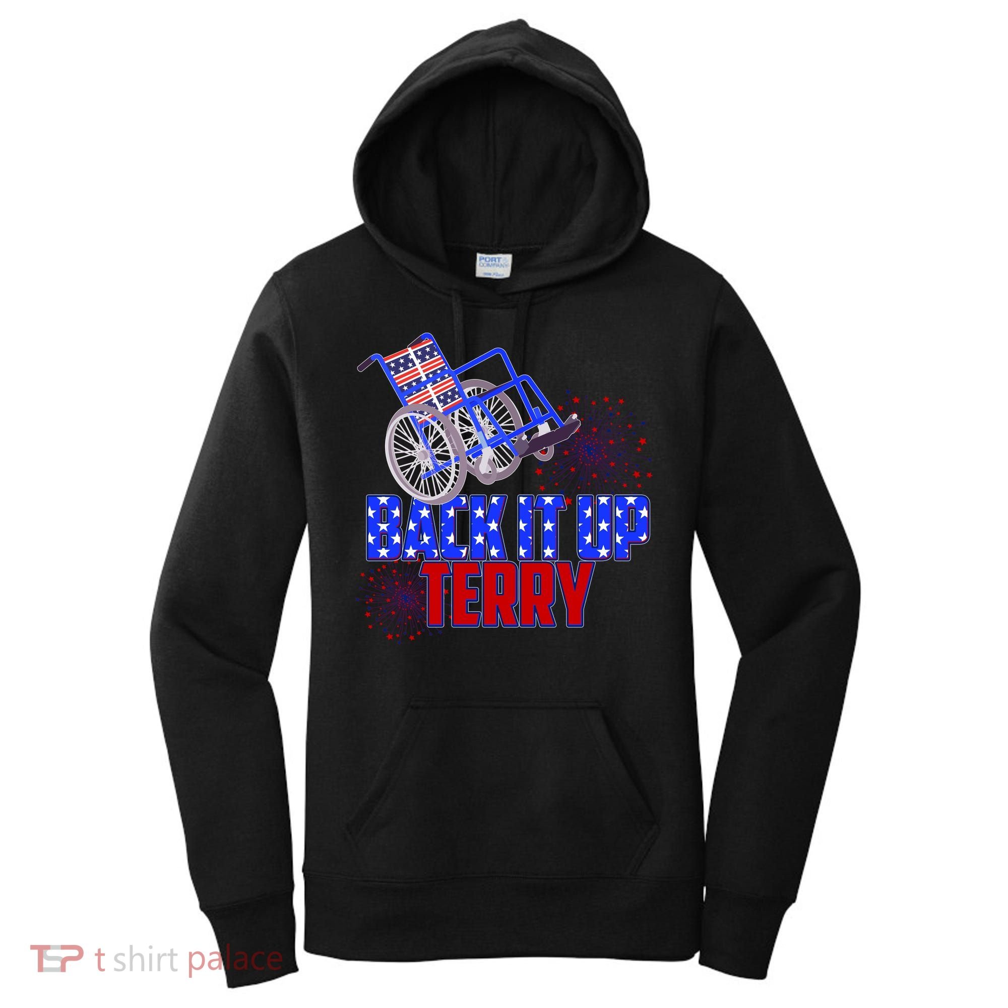 Back It Up Terry Fourth of July Fireworks Women's Hoodie