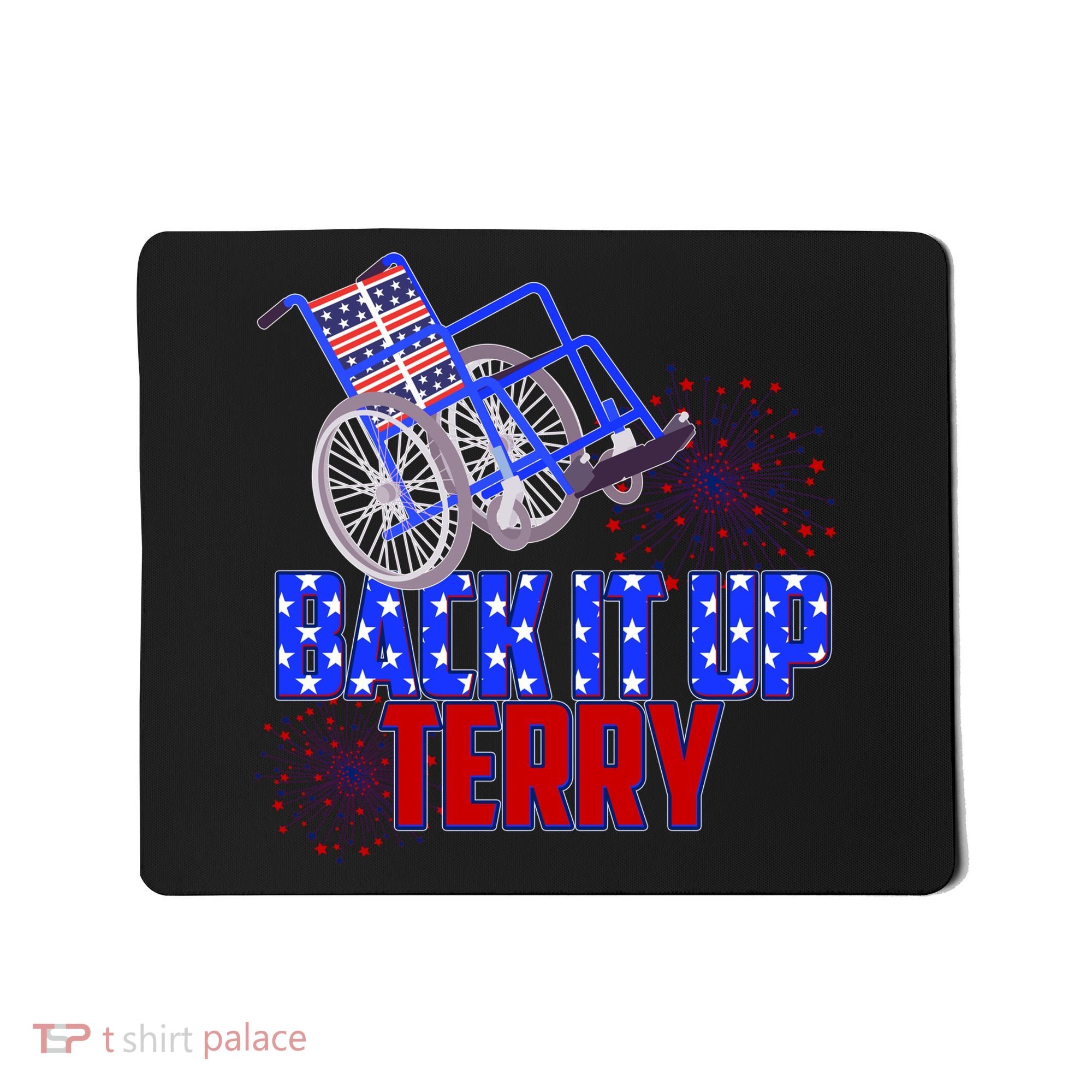 Back It Up Terry Fourth of July Fireworks Mousepad