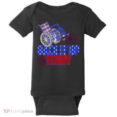 Back It Up Terry Fourth of July Fireworks Baby Bodysuit