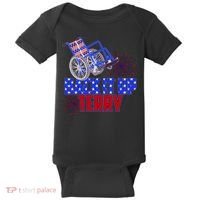 Back It Up Terry Fourth of July Fireworks Baby Bodysuit thumb 0