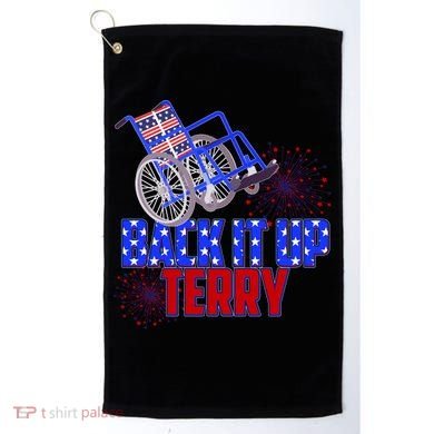 Back It Up Terry Fourth of July Fireworks Golf Towel