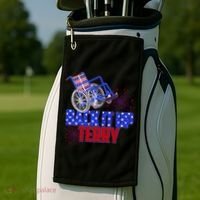 Back It Up Terry Fourth of July Fireworks Golf Towel thumb 2