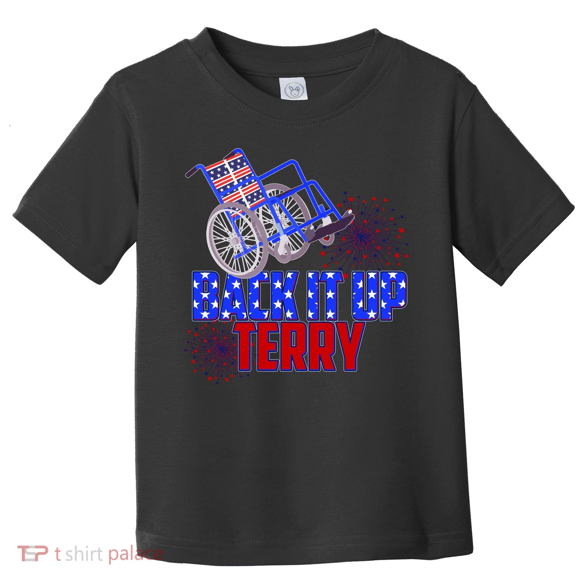 Back It Up Terry Fourth of July Fireworks Toddler T-Shirt