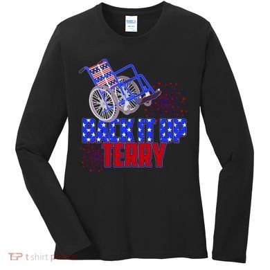 Back It Up Terry Fourth of July Fireworks Women's Long Sleeve Shirt
