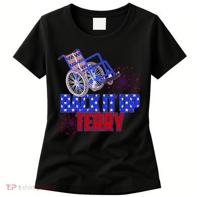 Back It Up Terry Fourth of July Fireworks Women's T-Shirt