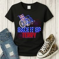 Back It Up Terry Fourth of July Fireworks Women's T-Shirt thumb 3