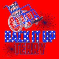Back It Up Terry Fourth of July Fireworks Santa Hat thumb 1