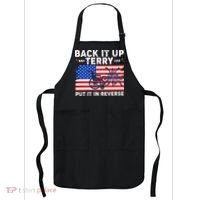Back It Up Terry Put It In Reverse Funny Fireworks Apron thumb 0