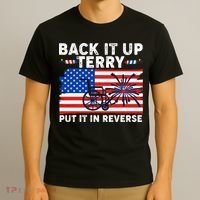Back It Up Terry Put It In Reverse Funny Fireworks T-Shirt thumb 3