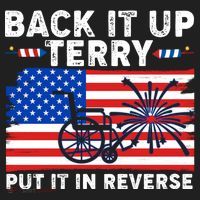 Back It Up Terry Put It In Reverse Funny Fireworks Beanie thumb 2