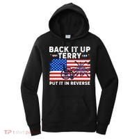 Back It Up Terry Put It In Reverse Funny Fireworks Women's Hoodie thumb 0