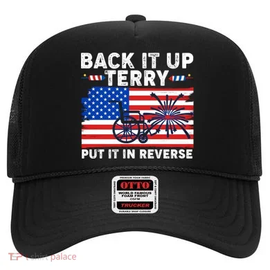 Back It Up Terry Put It In Reverse Funny Fireworks Hat