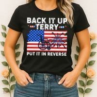 Back It Up Terry Put It In Reverse Funny Fireworks Women's T-Shirt thumb 2