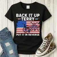 Back It Up Terry Put It In Reverse Funny Fireworks Women's T-Shirt thumb 3