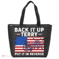 Back It Up Terry Put It In Reverse Funny Fireworks Tote Bag thumb 0